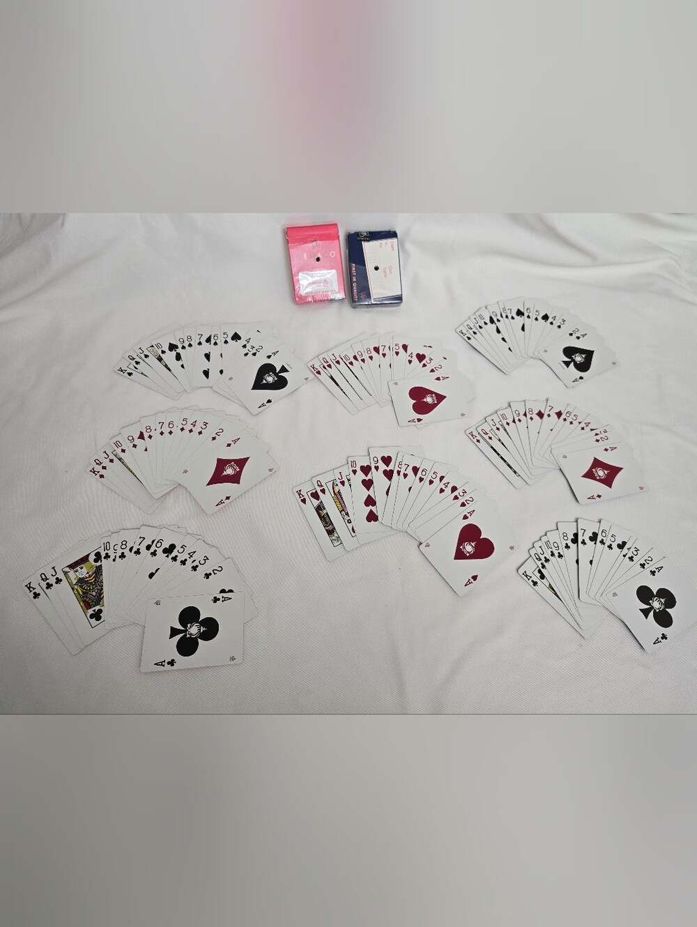 Trump Taj Mahal Casino Playing Cards Decks Atlantic City Gemaco Lot 2 Red & Blue